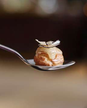 Bite-sized Truffle Profiteroles @montysjakarta #truffle #jktfoodies #jktfood